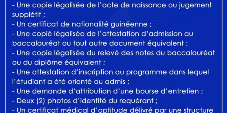 Enseignement supérieur : de nouvelles conditions d&rsquo;attribution de la bourse d&rsquo;entretien